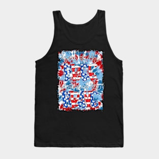 Home Of The Free Because Of The Brave 4th In July USA Tank Top